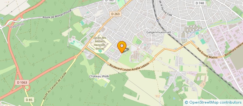 localisation de l'entreprise SCI THILYS  HAGUENAU