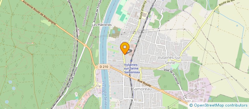 localisation de l'entreprise SCI THIMA  VULAINES-SUR-SEINE