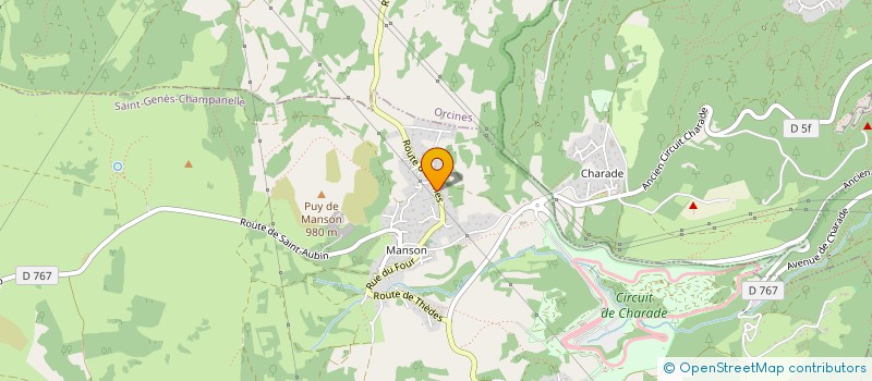 localisation de l'entreprise SCI THIMANI  SAINT-GENES-CHAMPANELLE