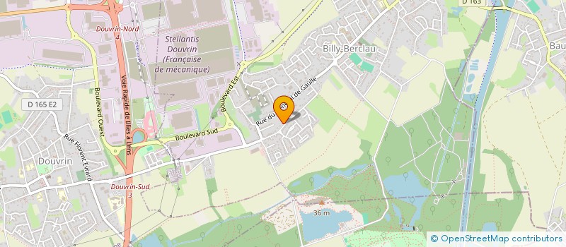 localisation de l'entreprise SCI THIMAR  BILLY-BERCLAU