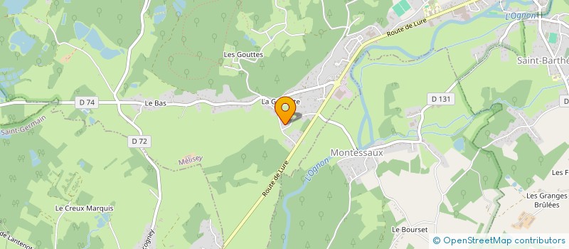 localisation de l'entreprise SCI THIMARE  MELISEY