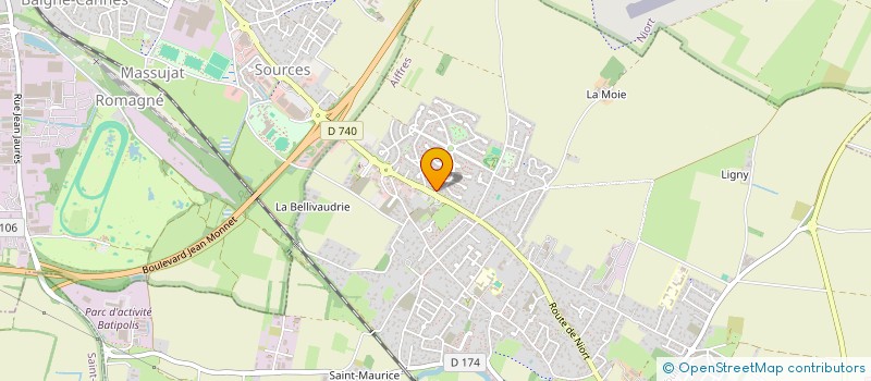 localisation de l'entreprise SCI THIMAU  AIFFRES