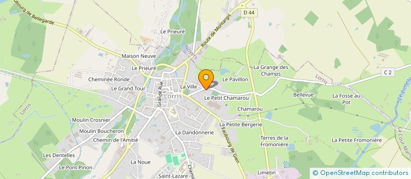 localisation de l'entreprise SCI THIMORY C.D.H.W à LORRIS