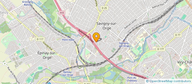 localisation de l'entreprise SCI THIMOTE IMMOBILIERS  SAVIGNY-SUR-ORGE