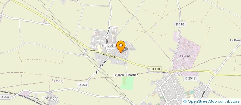 localisation de l'entreprise SCI THINAVITHA  CLAVETTE