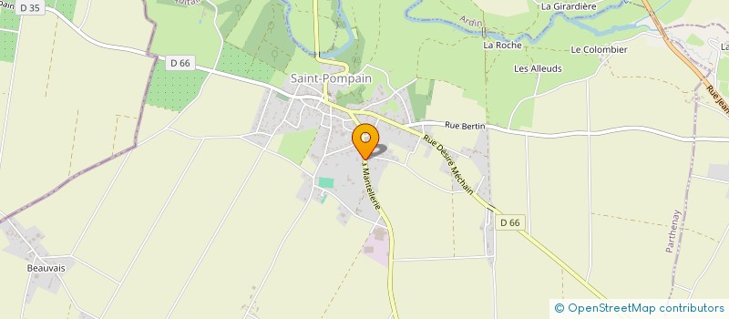 localisation de l'entreprise SCI THINBALA  SAINT-POMPAIN