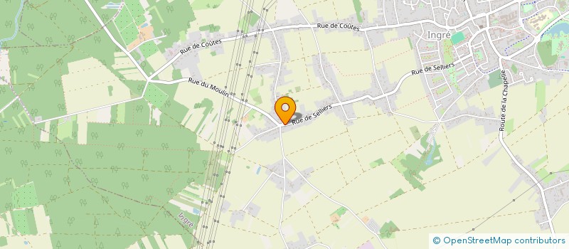localisation de l'entreprise SCI THINES  INGRE