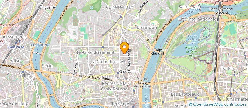 localisation de l'entreprise SCI THINET  LYON