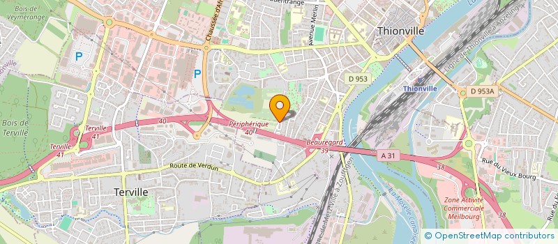 localisation de l'entreprise SCI THIONVILE BEAUSEJOUR à THIONVILLE