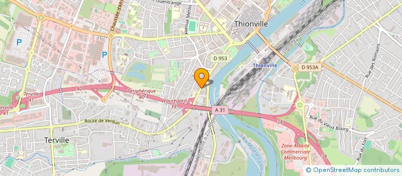localisation de l'entreprise SCI THIONVILLE à THIONVILLE