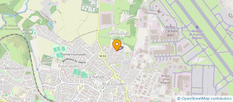 localisation de l'entreprise SCI THIORVAL à COLOMIERS