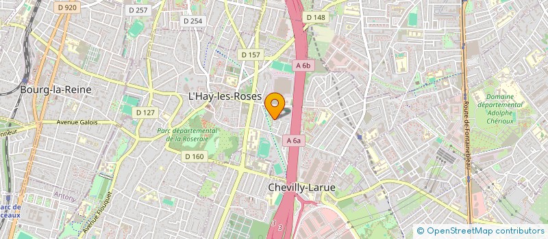 localisation de l'entreprise SCI THIRARD  L'HAY-LES-ROSES