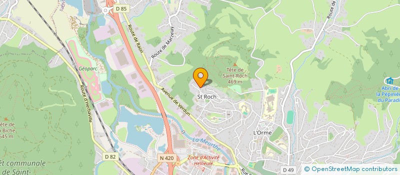 localisation de l'entreprise SCI THIRIET à SAINT-DIE-DES-VOSGES