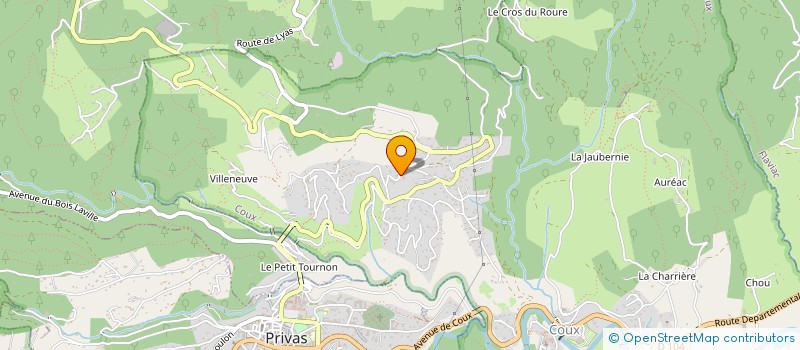 localisation de l'entreprise SCI THIRION  COUX