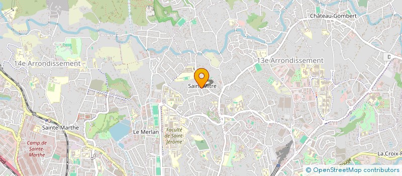 localisation de l'entreprise SCI THIROM à MARSEILLE