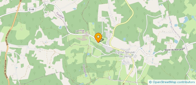 localisation de l'entreprise SCI THIROM  EGLISE-NEUVE-DE-VERGT