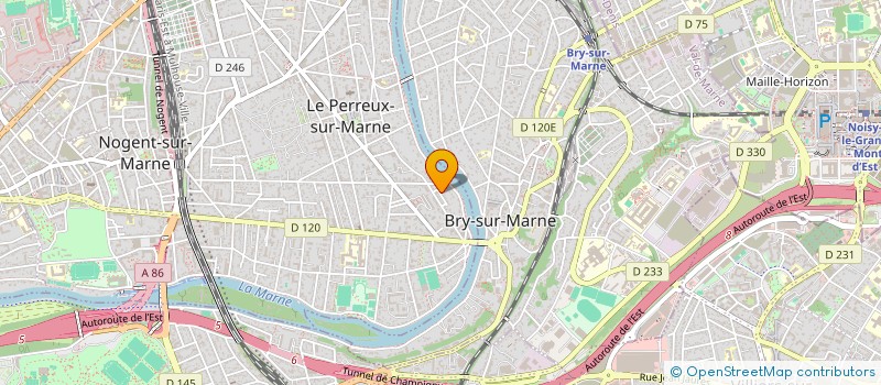 localisation de l'entreprise SCI THIROT  LE PERREUX-SUR-MARNE
