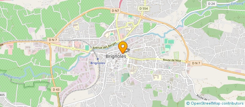 localisation de l'entreprise SCI THISAN à BRIGNOLES