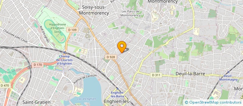 localisation de l'entreprise SCI THISAN à MONTMORENCY