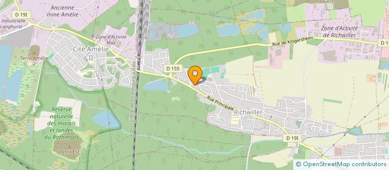 localisation de l'entreprise SCI THISEL  RICHWILLER