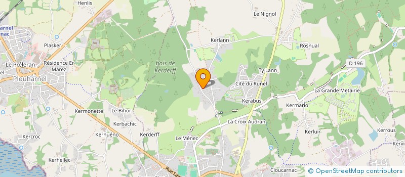 localisation de l'entreprise SCI THISGALE  CARNAC