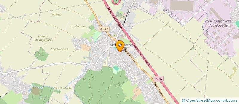 localisation de l'entreprise SCI THISKO  AIX-NOULETTE