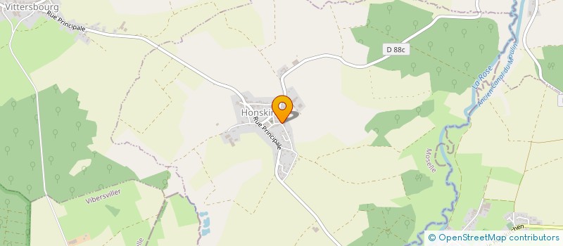 localisation de l'entreprise SCI THISS  HONSKIRCH