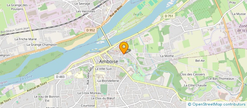 localisation de l'entreprise SCI THISYL GESTION  AMBOISE