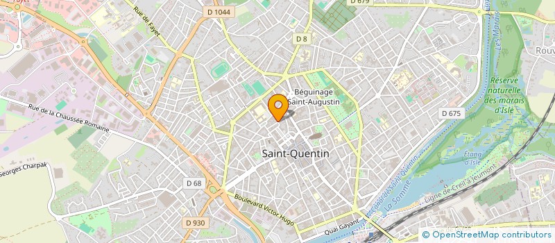 localisation de l'entreprise SCI THITHE à SAINT-QUENTIN