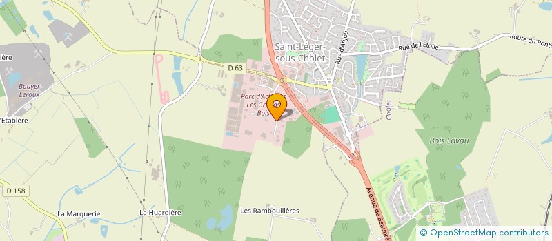 localisation de l'entreprise SCI THITOPHE  LA SEGUINIERE