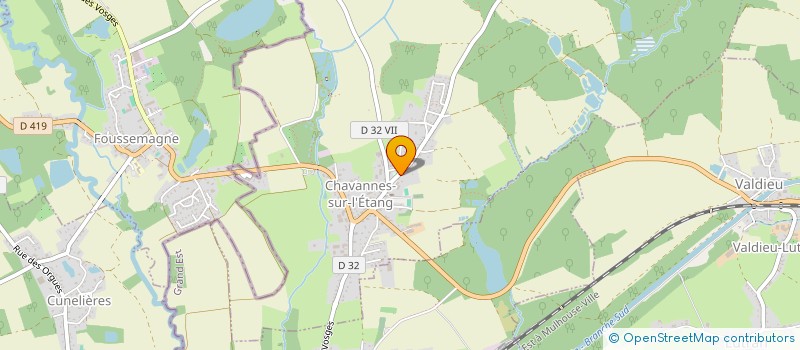 localisation de l'entreprise SCI THIVAN  CHAVANNES-SUR-L'ETANG