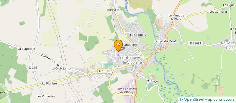 localisation de l'entreprise SCI THIVIER QUENAULT  SAINT-SAUVEUR-LE-VICOMTE