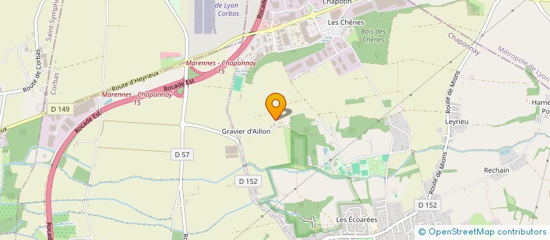 localisation de l'entreprise SCI THIVIM  CHAPONNAY