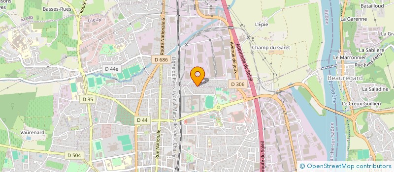 localisation de l'entreprise SCI THIZY 434  ARNAS