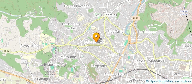 localisation de l'entreprise SCI THOAI AN  TOULON