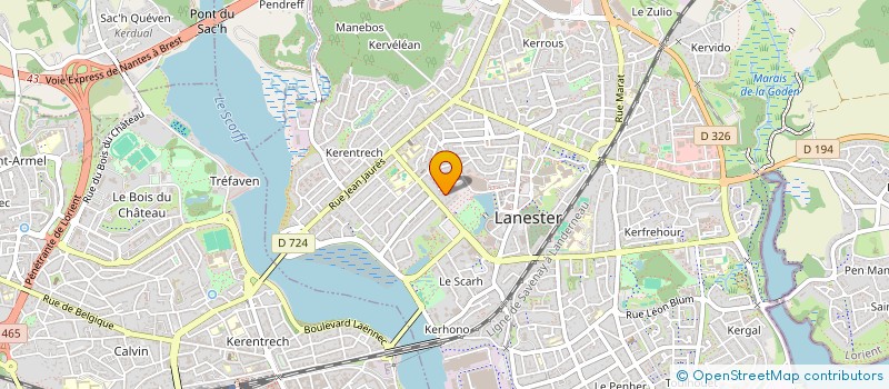 localisation de l'entreprise SCI THOBAH  LANESTER