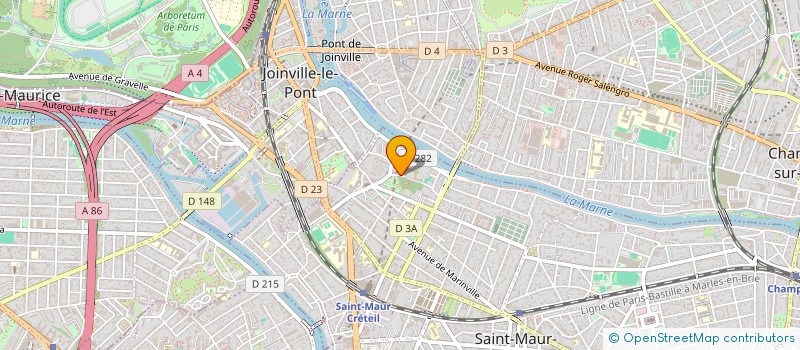 localisation de l'entreprise SCI THOBEL à ST MAUR DES FOSSES