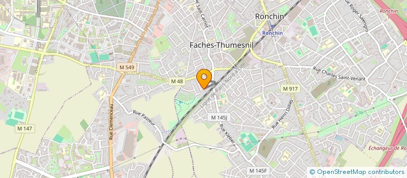 localisation de l'entreprise SCI THOCA  FACHES-THUMESNIL