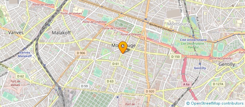 localisation de l'entreprise SCI THOCLA  MONTROUGE