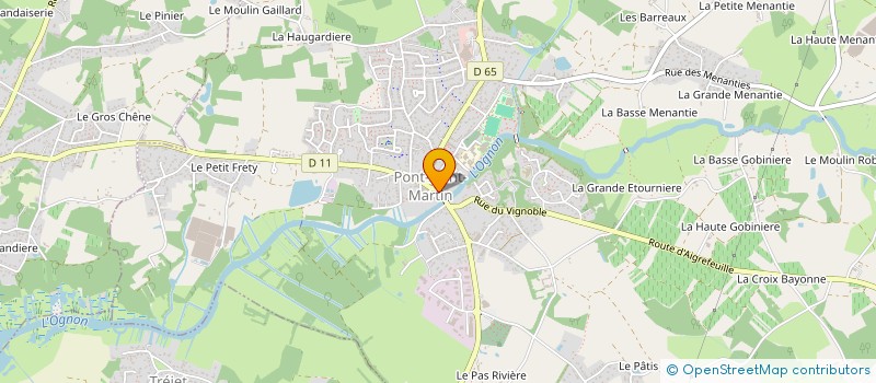 localisation de l'entreprise SCI THODA  PONT-SAINT-MARTIN