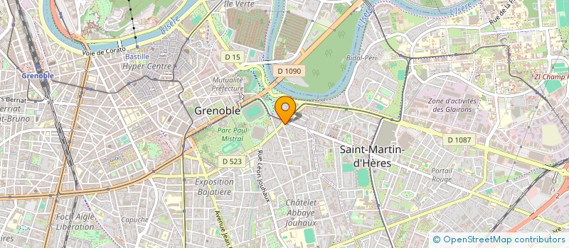 localisation de l'entreprise SCI THODE à GRENOBLE