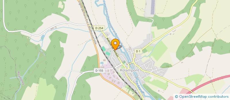 localisation de l'entreprise SCI THOGETHER à ROLAMPONT