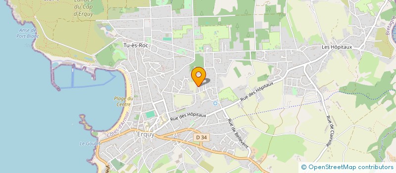 localisation de l'entreprise SCI THOGO  ERQUY