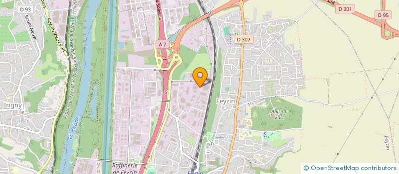 localisation de l'entreprise SCI THOIRY  FEYZIN
