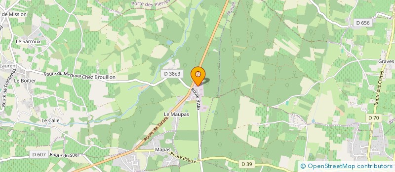 localisation de l'entreprise SCI THOJALI  THEIZE