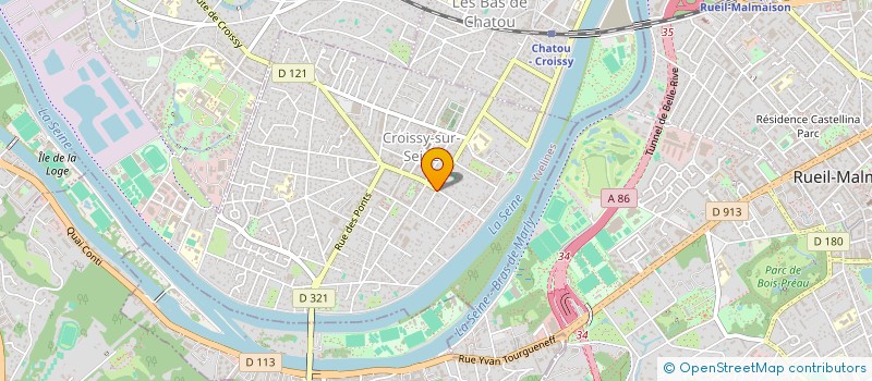 localisation de l'entreprise SCI THOLEC  CROISSY-SUR-SEINE