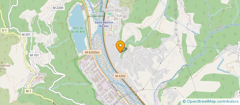 localisation de l'entreprise SCI THOLUMCY  SAINT-MARTIN-DU-VAR