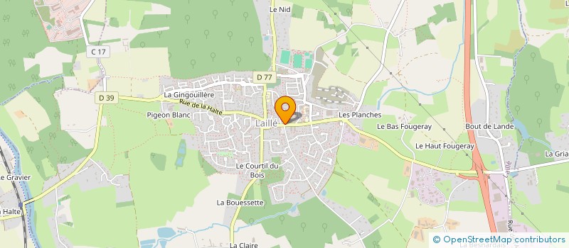 localisation de l'entreprise SCI THOM 5  LAILLE