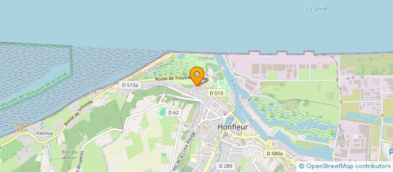 localisation de l'entreprise SCI THOM à HONFLEUR