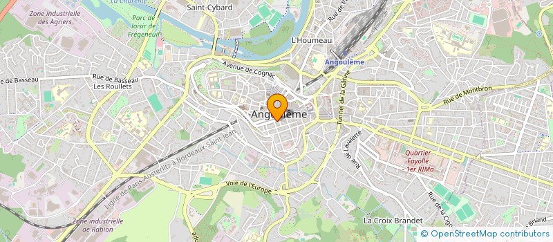 localisation de l'entreprise SCI THOM'ART à ANGOULEME
